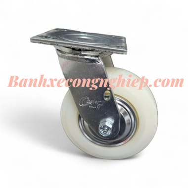 Bánh xe PA 100mm, 125mm, 150mm, 200mm càng thép xoay Caster Serie 4 tải nặng