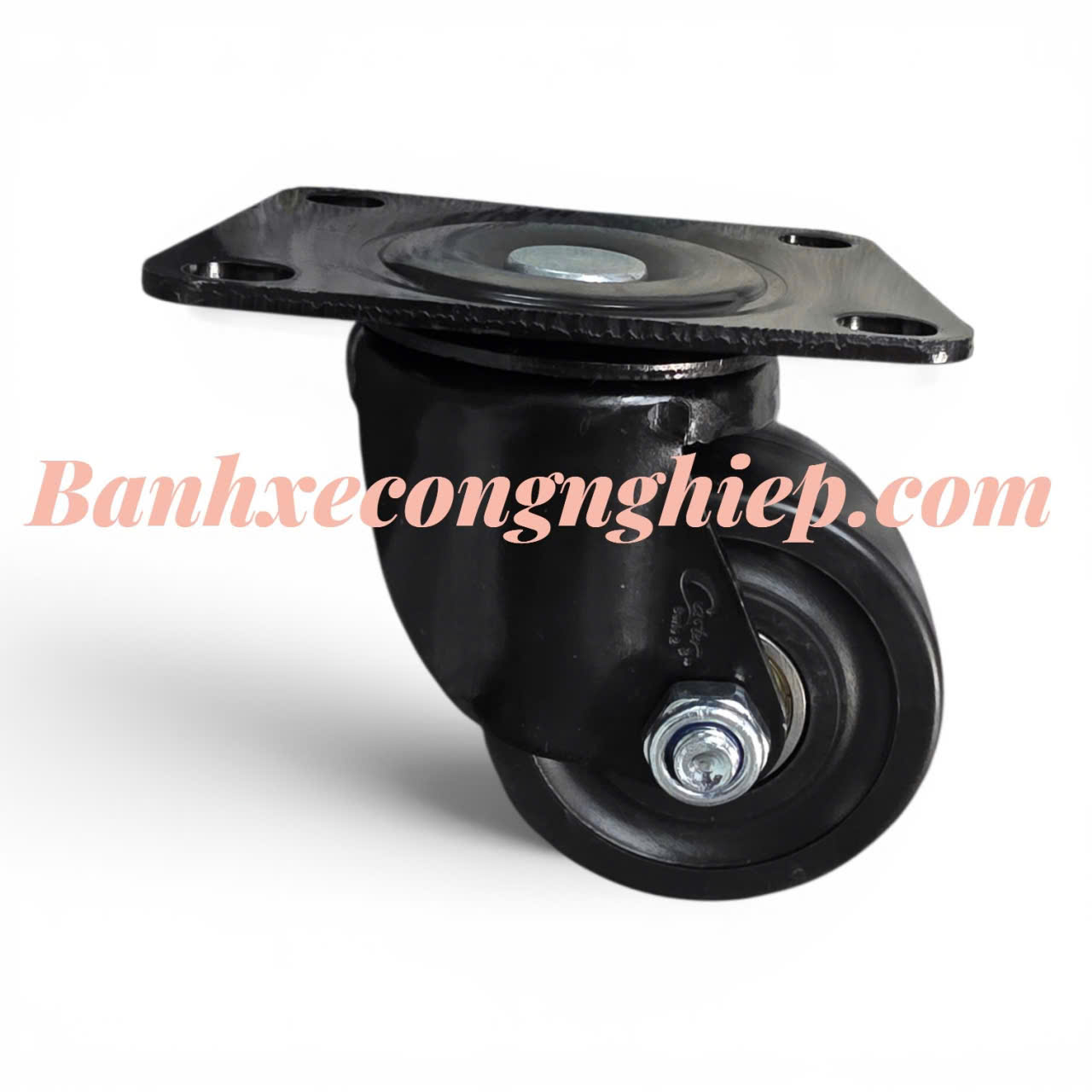 Bánh xe PP phi 50mm, 65mm, 75mm càng thép xoay Caster Serie 2 tải trung