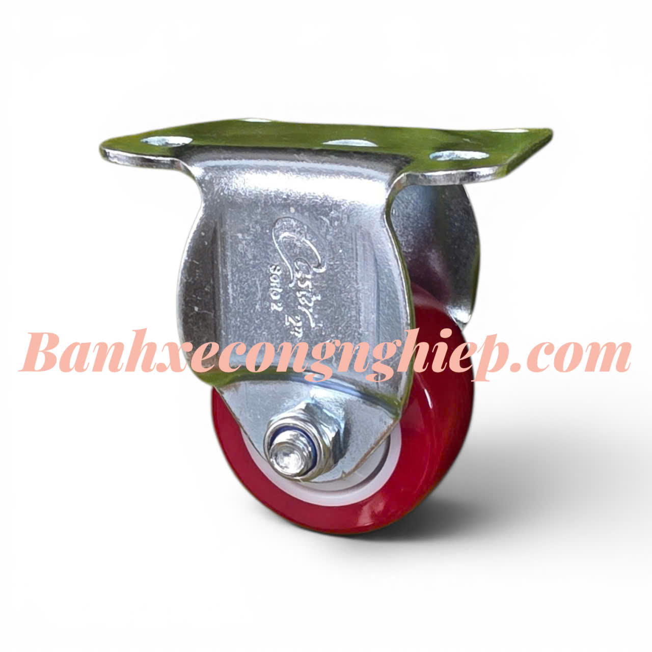 Bánh xe PU50x30 càng cố định Caster Serie 2 tải trung