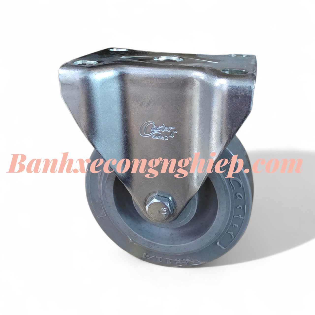 Bánh xe Hi-tech Perferma phi 75mm, 100mm, 125mm càng thép cố định Caster Serie 2 tải trung